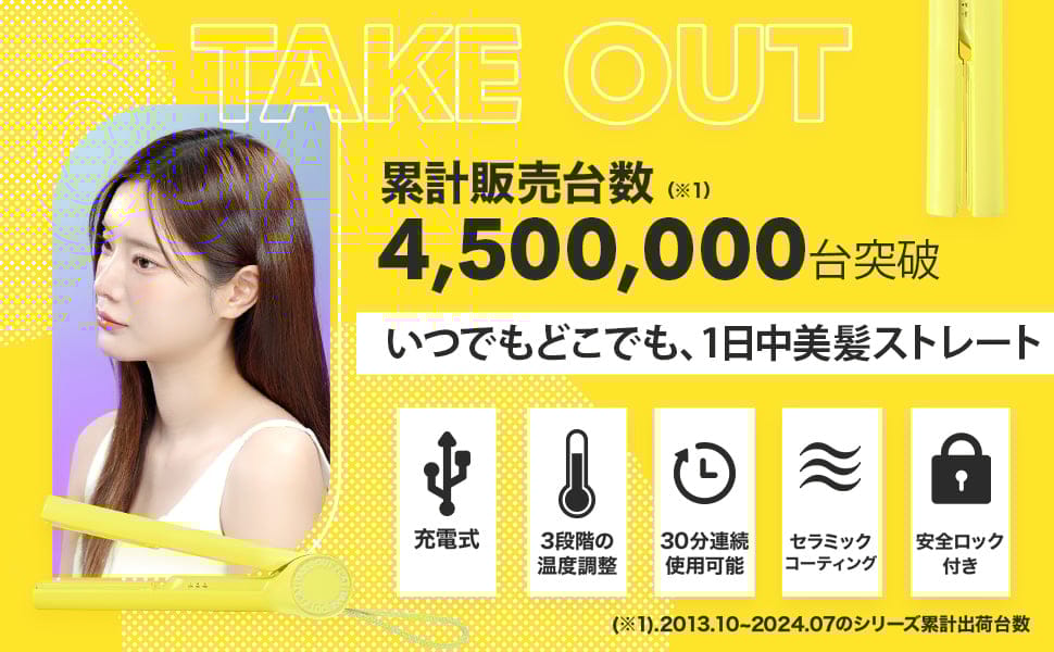 いつでも、どこでも 1日中、美髪ストレート