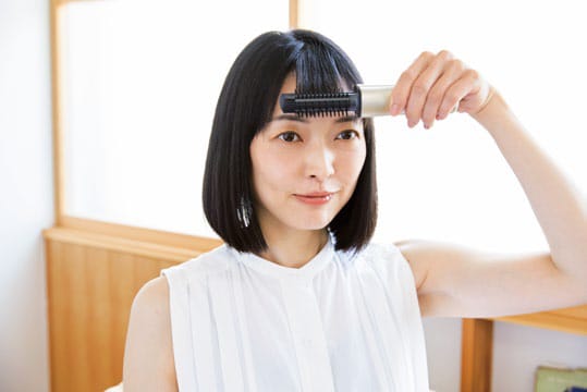 毛先アレンジ
