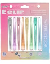 Eクリップ L 8本 パステルカラー アソート