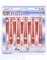 【48時間以内に発送※土日祝除く】Eクリップ(ダッカール) L 10本 レッド