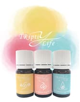 ┃廃番┃フレーバーライフ TRiptiy Life オーガニックブレンドエッセンシャルオイル スタートセット 3ml × 3本(ヴァータ・ピッタ・カパ)