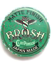 ┃取扱終了┃BROSH(ブロッシュ) クレイポマード グリーン 115g