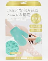 ハニカム構造スポンジ ミトン