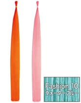 アレス ファイバーエクステンション ファッションカラー MF07(ウォーターブルー) シングル 75cm