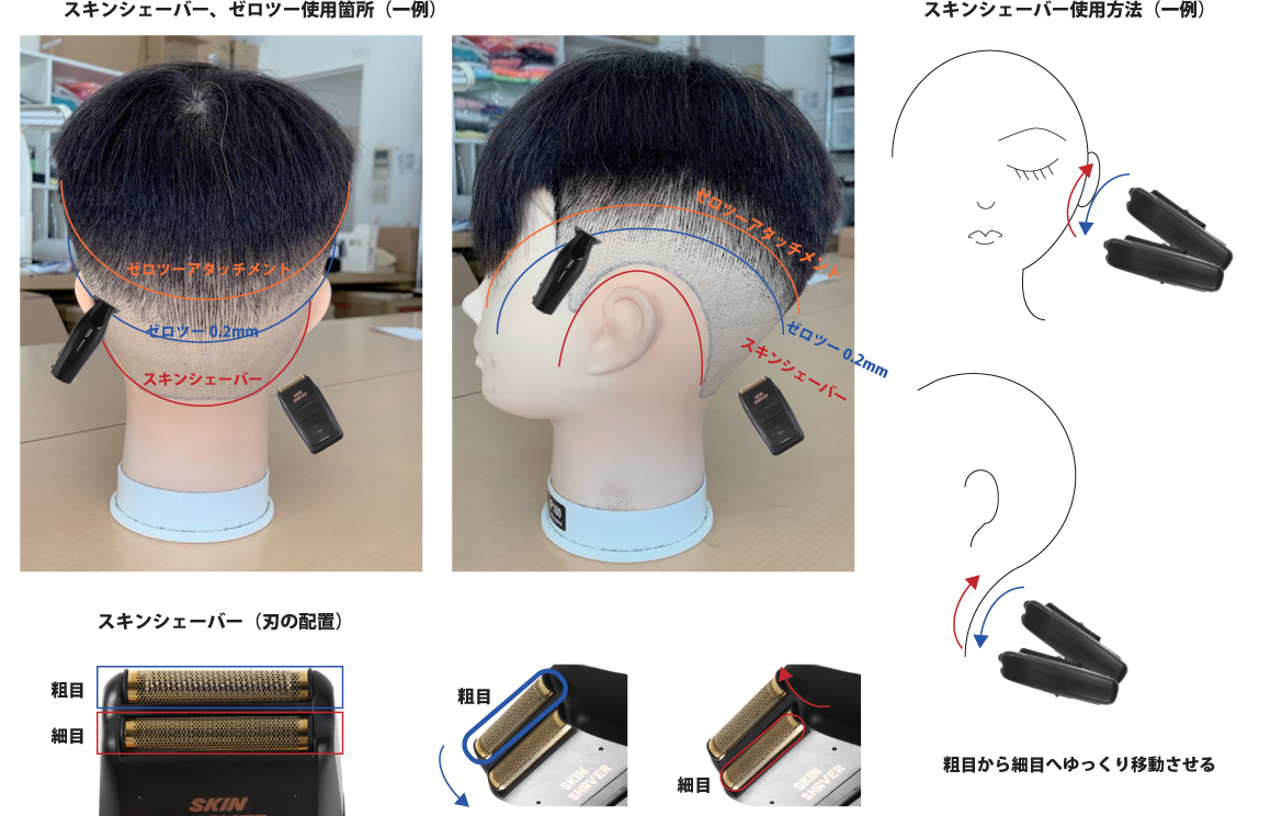 FEEL クリッパー2種類AIVILフェイスシェーバー