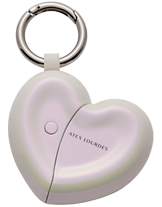 ATEX フェイスケア ハートチャーム wh(オーロラホワイト)