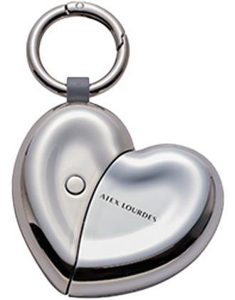 ATEX フェイスケア ハートチャーム sv(メタリックシルバー)