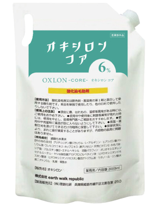 【白髪の抑制・育毛効果・抗炎症 + 発色効果】 OXLON(オキシロン)コア 6% 2000ml