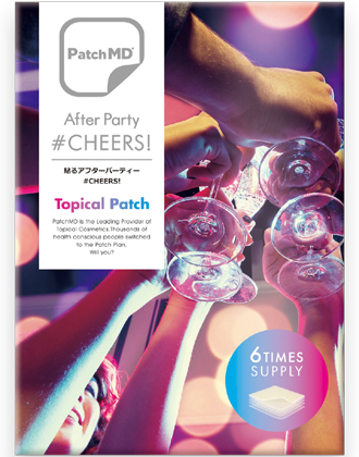 Patch(パッチ) MD アフターパーティーチアーズ[二日酔い予防] 6パッチ(6日分)入り