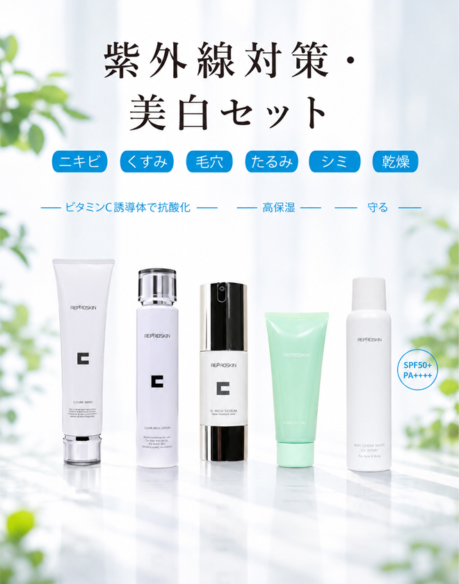 【お悩み別お得セット / 上代の50％OFF】イフェオン 紫外線対策・美白セット