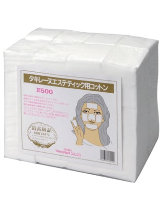 タキレーヌ エステティック用コットン E-500 60mm×80mm 500枚入