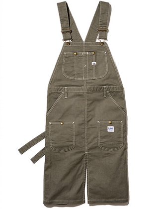 Lee WORKWEAR オーバーオールエプロン LCK79007 カーキ Mサイズ