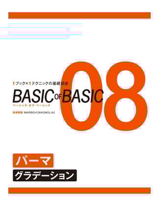 ヘアモード社 BASIC of BASIC(ベーシックオブベーシック) Vol.8 パーマ(グラデーション)