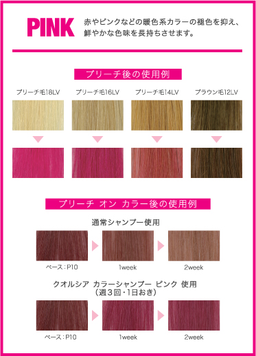 取り扱い終了 Fiole フィヨーレ クオルシア カラーシャンプー ピンク 250mlの業務用通販サイト B Zone
