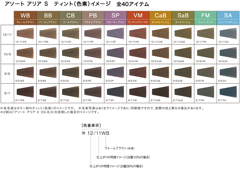 正規品送料無料 BB デミ 80g 7 アソート アリアC ヘアカラー、白髪染め