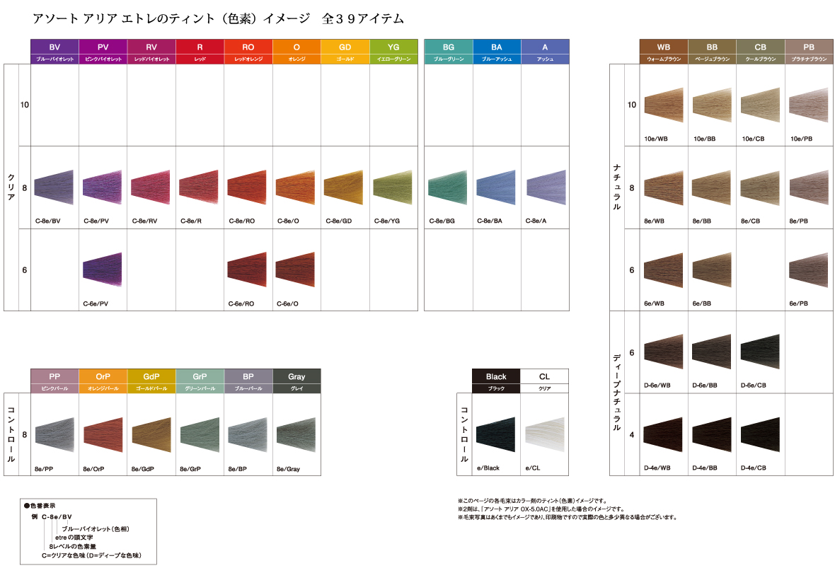 店 RV デミ 80g C-8 アソート アリアC ヘアカラー、白髪染め