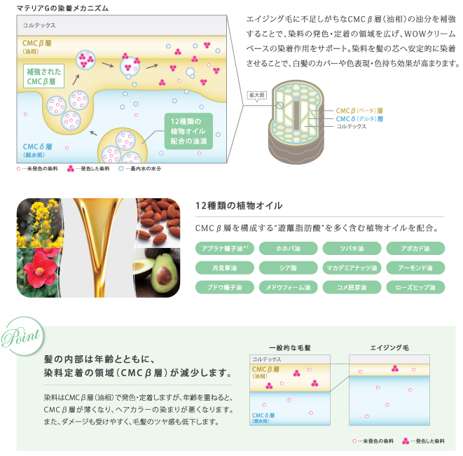 ルベル,マテリア,グレイカラー,白髪染め